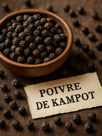 Poivre Noir de Kampot – Origine Cambodge 🇰🇭